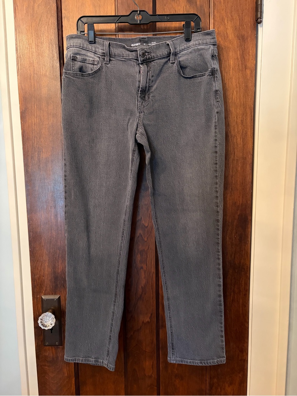 Old Navy Women's Wow Boyfriend Jeans Gray Size 12 Regular